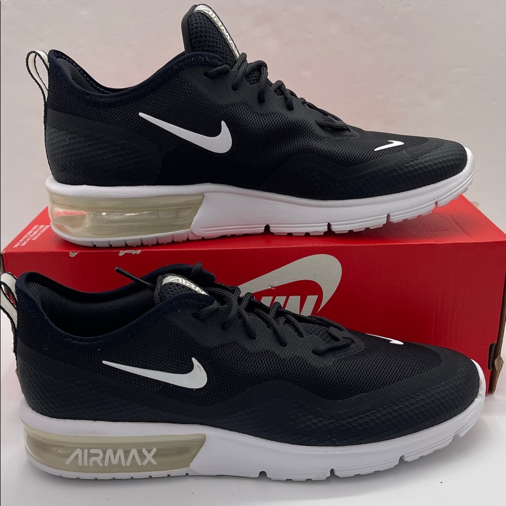 Nike Air Max Black Shoes WMNS NIKE AIR MAX SEQUENT 4.5
BLACK/WHITE
BQ8824 001